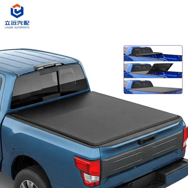 Clúdach Bog Vinyl Trí-Fillte Tonneau do Nissan Suzuki